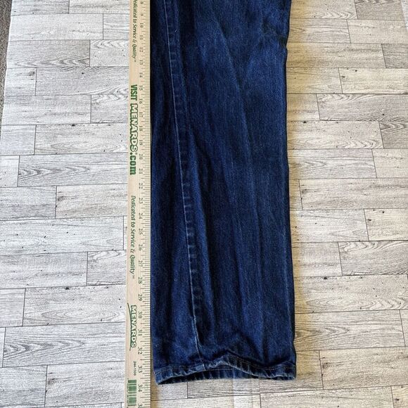 Dickies Work Jeans Men's 33 X 34 Regular Fit Dark Wash Denim Straight Leg Y2K - Picture 7 of 7